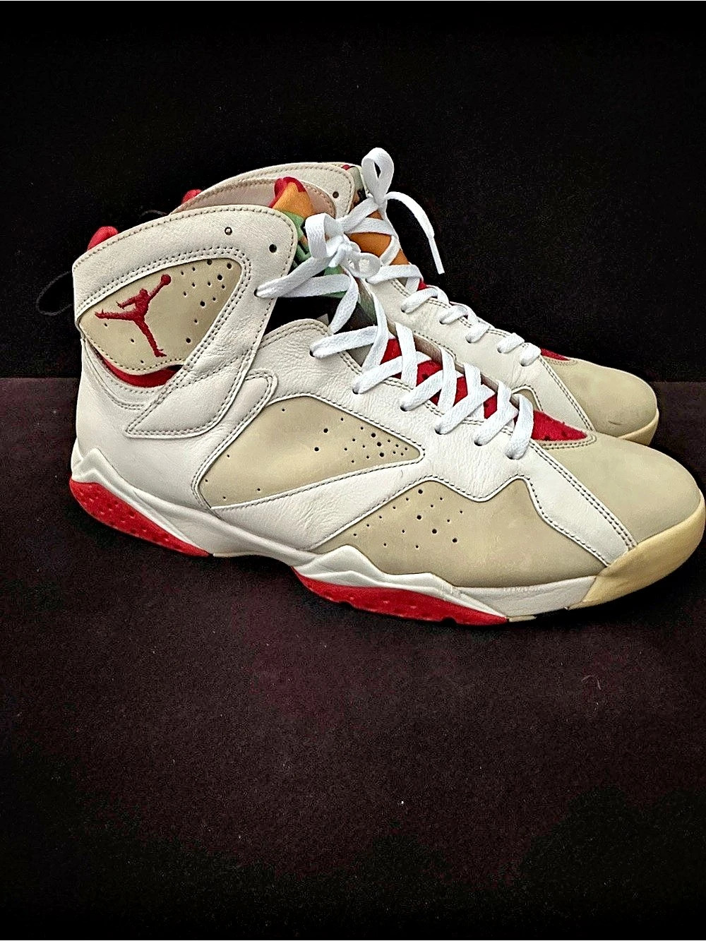 Jordan Air Jordan 7 Retro Sneakers White & Red US 13